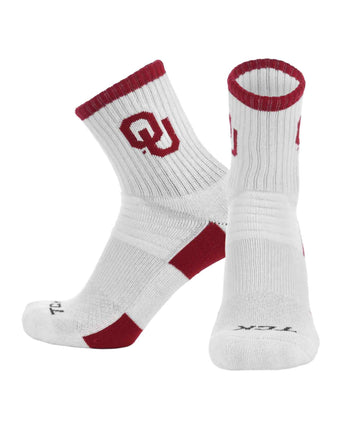 TCK socks Oklahoma Sooners / Large NCAA Quarter Socks - Oklahoma Sooners