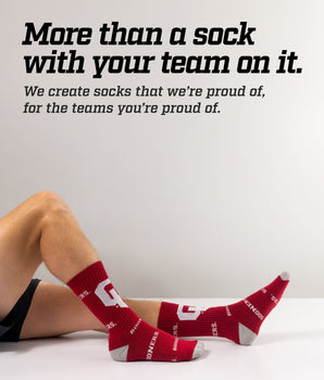 Oklahoma Sooners Mayhem Crew Socks (Made in the USA)