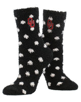 TCK socks Oklahoma Sooners / Medium NCAA College Fuzzy Socks For Women & Men, Warm and Cozy Socks Womens Licensed Sock (Oklahoma Sooners)
