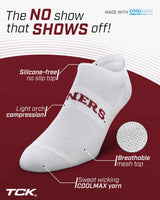 TCK socks Oklahoma Sooners / One Size TCK Oklahoma Sooners No Show Liner Socks (3-Pack)