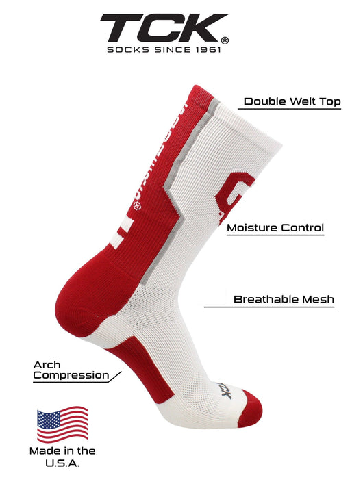 TCK socks Oklahoma Sooners Socks Perimeter Crew