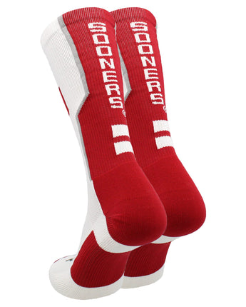 TCK socks Oklahoma Sooners Socks Perimeter Crew