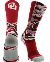 TCK socks Oklahoma Sooners Woodland Camo Crew Socks