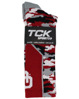 TCK socks Oklahoma Sooners Woodland Camo Crew Socks