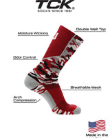 TCK socks Oklahoma Sooners Woodland Camo Crew Socks