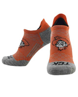 TCK socks Oklahoma State Cowboys / Large Oklahoma State Cowboys Tour No Show Tab Socks - Made in USA
