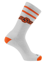 NCAA Vintage College Striped Socks - Oklahoma State Cowboys (Large)