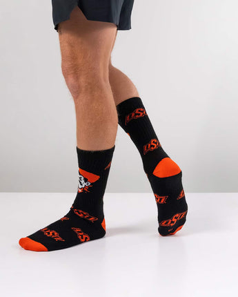 TCK socks Oklahoma State Cowboys Mayhem Crew Socks (Made in USA)