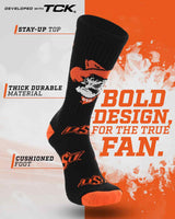 TCK socks Oklahoma State Cowboys Mayhem Crew Socks (Made in USA)