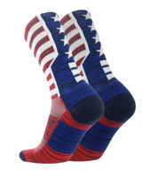 TCK socks Old Glory USA Flag Crew Socks