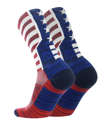 TCK socks Old Glory USA Flag Crew Socks