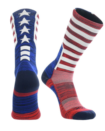 TCK socks Old Glory USA Flag Crew Socks