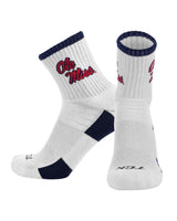 TCK socks Ole Miss Rebels / Large NCAA Quarter Socks - Ole Miss Rebels