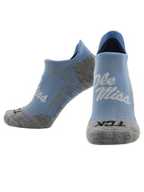 TCK socks Ole Miss Rebels / Large Ole Miss Rebels Tour No Show Tab Socks - Made in USA