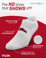 TCK socks Ole Miss Rebels / One Size TCK Ole Miss Rebels No Show Liner Socks (3-Pack)