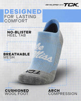 TCK socks Ole Miss Rebels Tour No Show Tab Socks - Made in USA