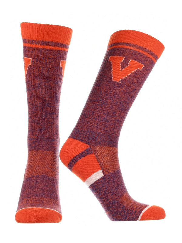 TCK socks Orange/Blue / Large Virginia Cavaliers Socks Victory Parade Crew Length