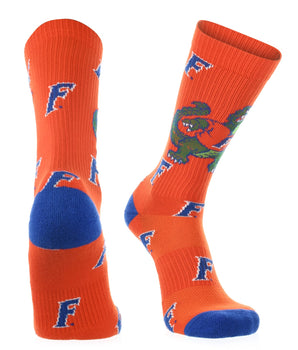 TCK socks Orange/Blue/White / Medium Florida Gators Mayhem Crew Socks (Imported)