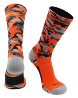 TCK socks Orange Camo / X-Large Elite Woodland Camo Performance Crew Socks