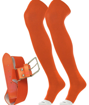 Prosport Over the Knee Socks and Belt | Uniform Combo Set