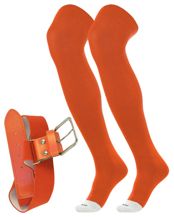 Prosport Over the Knee Socks and Belt | Uniform Combo Set