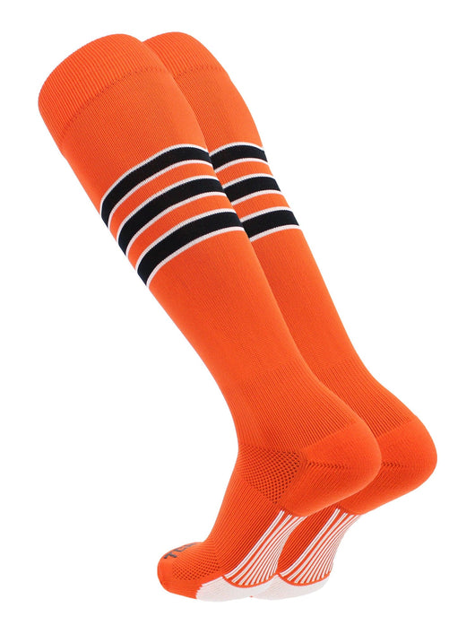 TCK socks Orange/White/Black / Medium TCK Performance Baseball Socks Dugout Pattern D