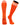 TCK socks Orange White / Medium Euro Style 3 Stripe Soccer Socks With Fold Down Top