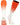 TCK socks Orange/White / Small Elite Breaker Soccer Socks