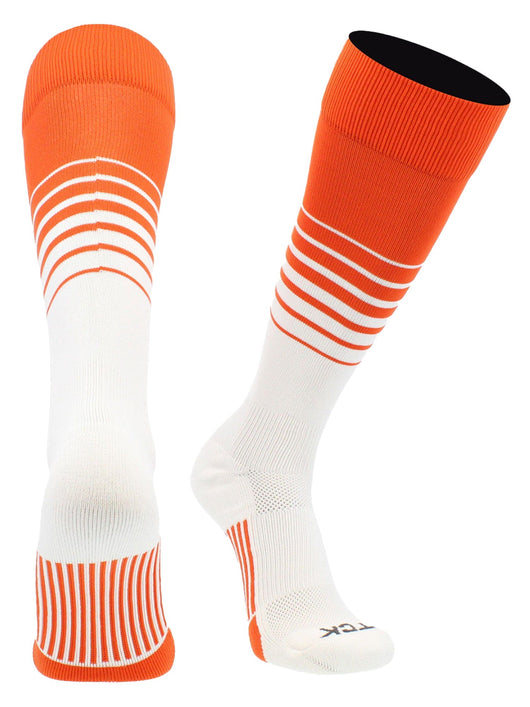TCK socks Orange/White / Small Elite Breaker Soccer Socks