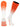 TCK socks Orange/White / Small TCK Elite Breaker Striped Athletic Socks | Over-the-Calf Soccer & Baseball