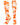 TCK socks Orange/White / Small Tie Dye Multisport Tube Socks
