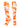 TCK socks Orange/White / Small Tie Dye Multisport Tube Socks