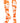 TCK socks Orange/White / Small Tie Dye Multisport Tube Socks