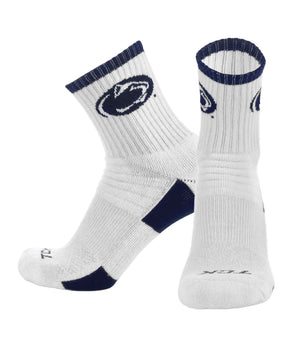 TCK Penn State Nittany Lions Quarter Socks - Made in USA