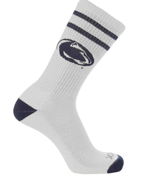 NCAA Vintage College Striped Socks - Penn State Nittany Lions (Large)
