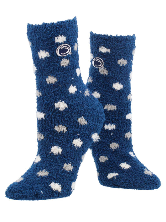 TCK socks Penn State Nittany Lions / Medium NCAA College Fuzzy Socks For Women & Men, Warm and Cozy Socks Womens Licensed University Sock