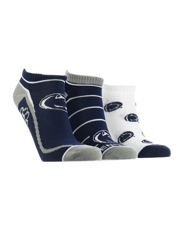 TCK socks Penn State Nittany Lions No Show Socks Full Field 3 Pack