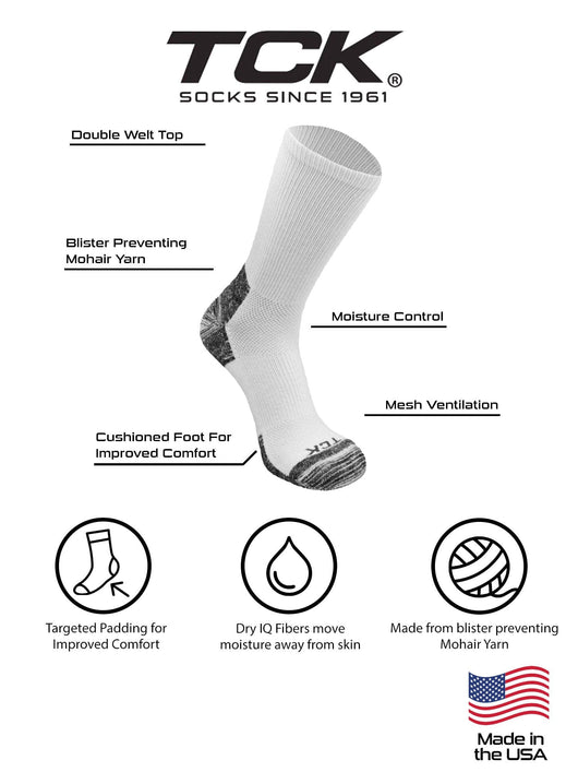 TCK socks Pickleball Crew Sock