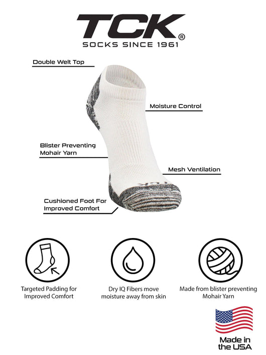 TCK socks Pickleball Low Cut Sock