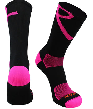 TCK socks Pink Ribbon Awareness Crew Socks