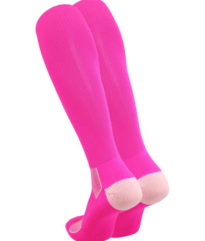 TCK socks Pink Ribbon Awareness Over the Calf Socks