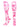 TCK socks Pink/White / Small Tie Dye Multisport Tube Socks