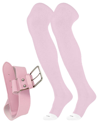 Prosport Over the Knee Socks and Belt | Uniform Combo Set
