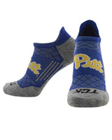 TCK socks Pittsburgh Panthers / Large Pittsburgh Panthers Tour No Show Tab Socks - Made in USA