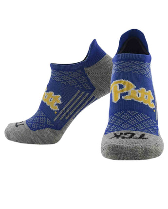 TCK socks Pittsburgh Panthers / Large Pittsburgh Panthers Tour No Show Tab Socks - Made in USA