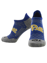 TCK socks Pittsburgh Panthers / Large Pittsburgh Panthers Tour No Show Tab Socks - Made in USA