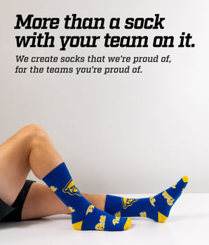 Pittsburgh Panthers Mayhem Crew Socks (Made in USA)