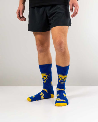 TCK socks Pittsburgh Panthers Mayhem Crew Socks (Made in USA)