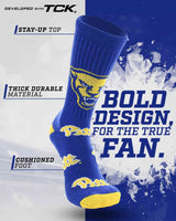 TCK socks Pittsburgh Panthers Mayhem Crew Socks (Made in USA)