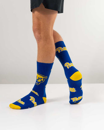 TCK socks Pittsburgh Panthers Mayhem Crew Socks (Made in USA)